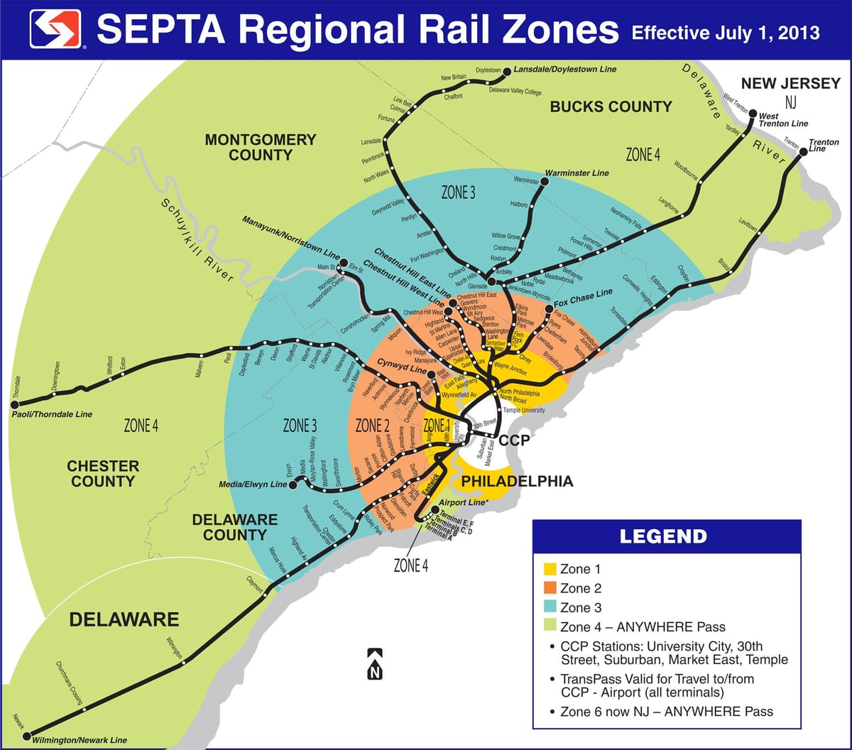 지도 Septa zone