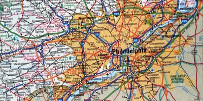 지도 Philadelphia pa
